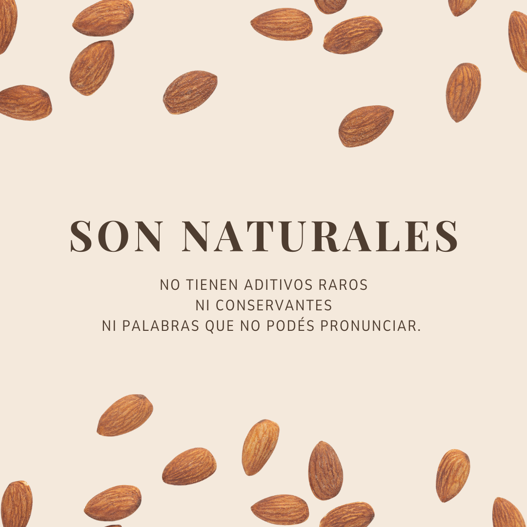 Almendras 100% naturales sin aditivos - Snacks saludables Mendoza